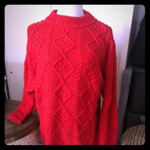 Zara cherry red sweater
